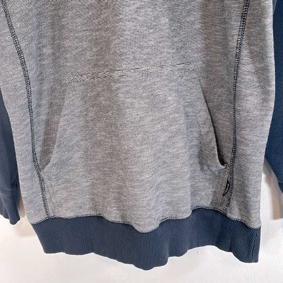 Billabong Vintage Surfer Skater Fleece Pullover Men’s Size L Blue White Hoodie - Picture 3 of 15